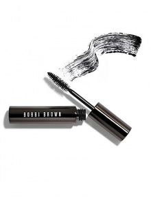 Our longest-lasting mascara not only delivers lush, thick lashes but can stand up to elements (and even a few tears) for up to 16 hours. For maximum volume and results, Bobbi has designed a new brush with unique bristles that easily reaches small lashes and instantly builds lashes without clumping. Best of all? There's no need for an eye makeup remover, because Intensifying Long-Wear Mascara washes off effortlessly with warm water.