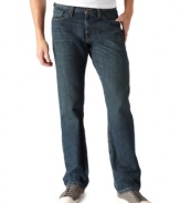 Put a vintage twist on any casual look and jump into these rough and rugged Levi's jeans.