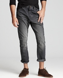 Rock these super-styled jeans for a high-design look. Heavily whiskered for a dramatic, edgy appearance. From PRPS Goods & Co.