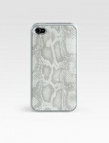 An exotic snake-print style that snaps over your iPhone® for a stylish cover.Resin2½W X 4¾H X ½DImportedPlease note: iPhone® not included.