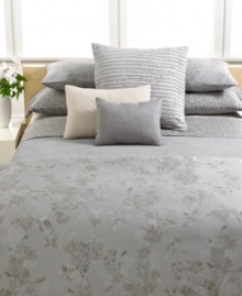Serene sophistication. This Regent Damask coverlet from Calvin Klein provides a luxurious layer on your bed. Serene sophistication. This Regent Damask coverlet from Calvin Klein provides a luxurious layer on your bed.