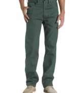 If you're starting to like colored jeans, revive your blah blue jeans with these subdued color jeans by Levi's.