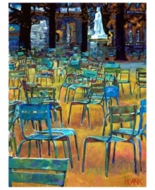 Have a seat. A sea of blue chairs invites you to relax and enjoy your surroundings. The size and vibrant hues lend this wall art to a variety of spaces, offering an easy way to redefine the living room, bedroom or den. Gallery-wrapped canvas creates a finished look without a frame. By Jerry Blank. Have a seat. A sea of blue chairs invites you to relax and enjoy your surroundings. The size and vibrant hues lend this wall art to a variety of spaces, offering an easy way to redefine the living room, bedroom or den. Gallery-wrapped canvas creates a finished look without a frame. By Jerry Blank.