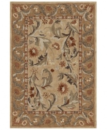With a riot of blossoms and vines in a beautiful gold palette, Dalyn's elegant Galleria rug is simply made to be admired. But the best news is that a durable poly-acrylic weave makes the lovely rug perfect for high-traffic areas! With a riot of blossoms and vines in a beautiful gold palette, Dalyn's elegant Galleria rug is simply made to be admired. But the best news is that a durable poly-acrylic weave makes the lovely rug perfect for high-traffic areas!