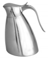 Count on Nambe's Gourmet carafe to pour cup after cup of hot coffee or tea. A sleek, stainless steel design and insulated interior make this entertaining essential anything but ordinary.