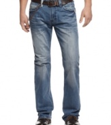 Your jeans should fade, not your style. Freshen up your denim look with these jeans from INC International Concepts.