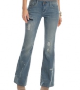 In an on-trend flared style, these Do Denim destroyed jeans are perfect for casual '70s-inspired looks!