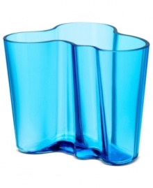 Named after the unconventional Finnish architect, the Aalto giftware collection brings innovative designs to any space. Each mouth-blown vase is individually crafted, offering completely unique style. Its purpose is left up to you. Named after the unconventional Finnish architect, the Aalto giftware collection brings innovative designs to any space. Each mouth-blown vase is individually crafted, offering completely unique style. Its purpose is left up to you.