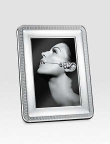 Elegantly appointed, polished silverplated design gives proper attention to a favorite photograph. From the Malmaison Collection A terrific gift idea Wood base Made in FranceDIMENSION INFORMATION4 X 6 (5 X 7 overall)5 X 7 (6 X 8 overall) Elegantly appointed, polished silverplated design gives proper attention to a favorite photograph. From the Malmaison Collection A terrific gift idea Wood base Made in FranceDIMENSION INFORMATION4 X 6 (5 X 7 overall)5 X 7 (6 X 8 overall)