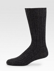 Sumptuous wool blend socks are a perfect choice to wear under your winter boots for all day comfort.Mid-calf height68% wool/30% polyamide/2% elastaneMachine washImported