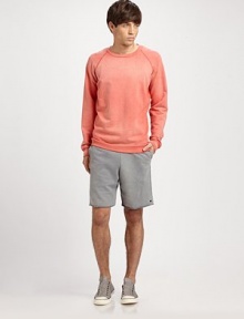 A new classic, this cotton design is the epitome of comfort and style.Raglan sleevesCottonMachine washImported A new classic, this cotton design is the epitome of comfort and style.Raglan sleevesCottonMachine washImported