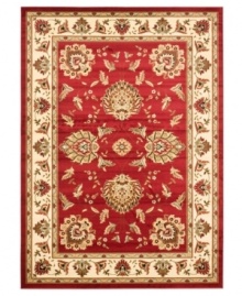 Bring the brilliance of ancient Persian textile design home with this vibrant red Lyndhurst area rug from Safavieh. Crafted from soft polypropylene, this rug radiates timeless allure with the added convenience of easy-care construction. (Clearance) Bring the brilliance of ancient Persian textile design home with this vibrant red Lyndhurst area rug from Safavieh. Crafted from soft polypropylene, this rug radiates timeless allure with the added convenience of easy-care construction. (Clearance)