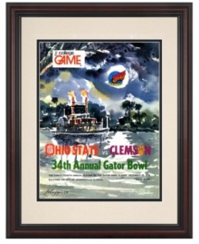 A thrilling game that came down to the final minutes, the 34th annual Gator Bowl was one Clemson football fans will never forget. A souvenir from that day, this reproduction of the program cover inspires continued greatness, season after season. A thrilling game that came down to the final minutes, the 34th annual Gator Bowl was one Clemson football fans will never forget. A souvenir from that day, this reproduction of the program cover inspires continued greatness, season after season.