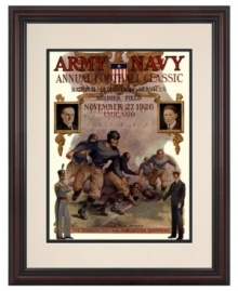 An epic battle that ended in a draw, the 1926 Army-Navy game is one for the American football history books. Beautifully framed, the dramatic cover from that day's program honors a tradition of fine military athletes. An epic battle that ended in a draw, the 1926 Army-Navy game is one for the American football history books. Beautifully framed, the dramatic cover from that day's program honors a tradition of fine military athletes.