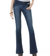 In a soft stretch knit, these Jolt flared jeans are ultra-cute & comfy -- the hottest denim style for fall!