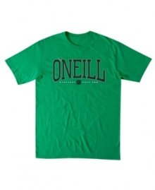 Bolster your basics with this simple graphic tee from O'Neill.