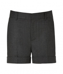 Elegant shorts in fine, black wool blend - Truly comfortable, thanks to a touch of stretch - Ultra-slim, cuffed style hits mid-thigh - Medium-width waist with belt loops - Pockets at either side, welt pockets at rear - Flattering crease detail at front - Polished and chic, a cool weather must in any wardrobe - Pair with tights, a tunic top or cardigan and ankle booties Elegant shorts in fine, black wool blend - Truly comfortable, thanks to a touch of stretch - Ultra-slim, cuffed style hits mid-thigh - Medium-width waist with belt loops - Pockets at either side, welt pockets at rear - Flattering crease detail at front - Polished and chic, a cool weather must in any wardrobe - Pair with tights, a tunic top or cardigan and ankle booties