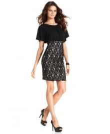 JS Boutique's latest dress will make a statement at your next soiree with its blouson-style bodice, empire waist and sequined lace skirt. JS Boutique's latest dress will make a statement at your next soiree with its blouson-style bodice, empire waist and sequined lace skirt.