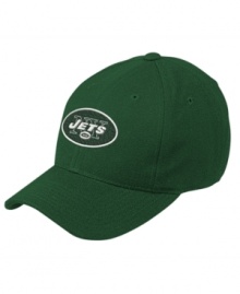 Top of your game-day gear with the added team spirit of this adjustable New York Jets logo hat from Reebok. Top of your game-day gear with the added team spirit of this adjustable New York Jets logo hat from Reebok.