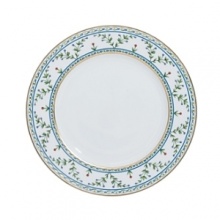 Indulge yourself in color, charm and elegance. A perfect balance of florals and delicate design between borders of gold.