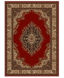 Characterized by an open, vibrant red that's surrounded by exquisite floral detailing, this area rug set from Kenneth Mink presents this rich, classic look to every room in the house. Woven of plush olefin for lasting softness and durability. Includes three rugs. Characterized by an open, vibrant red that's surrounded by exquisite floral detailing, this area rug set from Kenneth Mink presents this rich, classic look to every room in the house. Woven of plush olefin for lasting softness and durability. Includes three rugs.