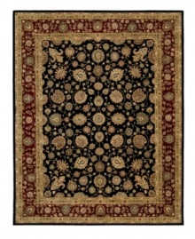 Introduce a combination of elegant Persian and European designs to your traditional home décor with this remarkable Nourison 2000 area rug. Hand-tufted with exceptional technique, this natural wool area rug features strands of genuine silk for exquisite detail that redefines luxury. Introduce a combination of elegant Persian and European designs to your traditional home décor with this remarkable Nourison 2000 area rug. Hand-tufted with exceptional technique, this natural wool area rug features strands of genuine silk for exquisite detail that redefines luxury.
