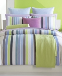 Featuring fine wale corduroy in a romantic lilac shade, this Lacoste decorative pillow has a dreamy allure. Also features the signature Lacoste alligator logo. (Clearance) Featuring fine wale corduroy in a romantic lilac shade, this Lacoste decorative pillow has a dreamy allure. Also features the signature Lacoste alligator logo. (Clearance)