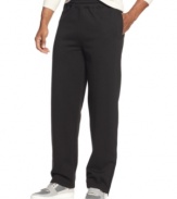 Sean John can make even sweatpants look stylish. Proof: This sleek pair that boasts a full complement of pockets but keeps all the comforts of pull-on pants with an adjustable drawstring waist.