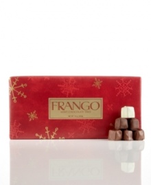 Keep your taste buds on their toes with this minty mix-up. Since 1918, Frango has been cooking up batches of savory, yet refreshingly melt-in-your-mouth mint chocolate. Make these decadent chocolates an after-dinner fixture in your home or surprise somebody with a gift of Frango's top-selling treat today! Keep your taste buds on their toes with this minty mix-up. Since 1918, Frango has been cooking up batches of savory, yet refreshingly melt-in-your-mouth mint chocolate. Make these decadent chocolates an after-dinner fixture in your home or surprise somebody with a gift of Frango's top-selling treat today!