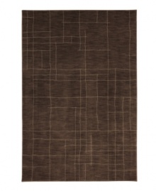 A stately, stenciled design takes shape beautifully, imparting a quiet elegance. Thick and resilient underfoot, this plush piece is woven from 2-ply nylon pile, ensuring easy care and long-lasting wear. A stately, stenciled design takes shape beautifully, imparting a quiet elegance. Thick and resilient underfoot, this plush piece is woven from 2-ply nylon pile, ensuring easy care and long-lasting wear.