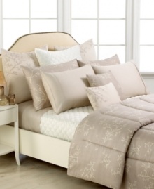 Serenity under the trees. This Night Blossom decorative pillow from Barbara Barry brings the tranquility of nature in to your bedroom with a landscape of budding branches. Serenity under the trees. This Night Blossom decorative pillow from Barbara Barry brings the tranquility of nature in to your bedroom with a landscape of budding branches.