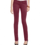 Be a siren in these red-hot cords from Celebrity Pink Jeans! The stretchy material moves with your body for a fit that always retains its shape.