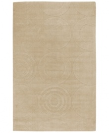 By using a centuries-old technique, craftsmen are able to produce the unique detail and texture of this plush wool rug from Surya's Mystique collection. They work traditional shuttles, then hand-carve and hand-finish the rug in pursuit of high quality and a flawless finish. Carved discs and spirals add subtle style to this elegant, versatile rug. By using a centuries-old technique, craftsmen are able to produce the unique detail and texture of this plush wool rug from Surya's Mystique collection. They work traditional shuttles, then hand-carve and hand-finish the rug in pursuit of high quality and a flawless finish. Carved discs and spirals add subtle style to this elegant, versatile rug.