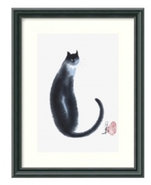 Slender and serene, Cheng Yan's cat look over her shoulder with two piercing blue eyes for an effect that's utterly compelling. With a lovely beaded-edge wood frame, this art print adds undeniable beauty to any room. Slender and serene, Cheng Yan's cat look over her shoulder with two piercing blue eyes for an effect that's utterly compelling. With a lovely beaded-edge wood frame, this art print adds undeniable beauty to any room.