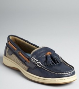 Tassels lend an extra-preppy touch to a classic design from Sperry Topsider.