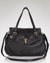 Chic but casual with MARC BY MARC JACOBS' signature flair. This spacious leather satchel is a bag to covet now and carry for seasons.