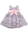 Special girls call for special frills like this elegant soutache party dress from Rare Editions.