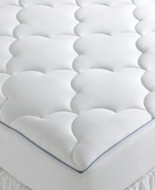 Offering an instant, premium pillowtop for your bed, the Sealy Crown Jewel luxury mattress pad is filled to the brim with hypoallergenic down alternative for a super luxurious night's sleep. 100% pure cotton sateen is cloud-quilted for an even softer hand. Also features a ReliaGrip® skirt for a snug, secure fit, even on extra thick mattresses. Offering an instant, premium pillowtop for your bed, the Sealy Crown Jewel luxury mattress pad is filled to the brim with hypoallergenic down alternative for a super luxurious night's sleep. 100% pure cotton sateen is cloud-quilted for an even softer hand. Also features a ReliaGrip® skirt for a snug, secure fit, even on extra thick mattresses.