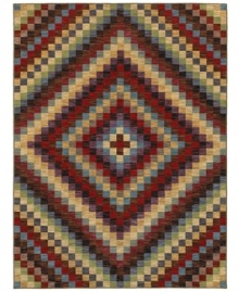 A mosaic of brilliant color, the Orbetello area rug from Shaw Living evokes a certain timelessness in its vibrant colorway and carefully woven patternwork. Woven in the USA of ultra-durable and supremely soft EverTouch® nylon. A mosaic of brilliant color, the Orbetello area rug from Shaw Living evokes a certain timelessness in its vibrant colorway and carefully woven patternwork. Woven in the USA of ultra-durable and supremely soft EverTouch® nylon.