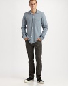 A laid-back look perfect for any occasion in superior jersey cotton with reverse seam detail.ButtonfrontCottonDry cleanImported