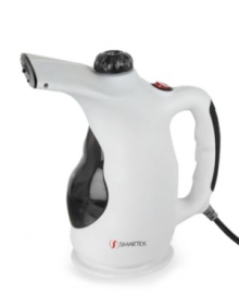 You'll have time on your hands-not wrinkles-when this compact steamer takes charge of your wardrobe and home, disinfecting, deodorizing and steaming all at once. Packed with power and a continuous stream of steam to conquer kinks and creases in drapery, upholstery, bedding and garments. 3-month warranty. Model ST50N. You'll have time on your hands-not wrinkles-when this compact steamer takes charge of your wardrobe and home, disinfecting, deodorizing and steaming all at once. Packed with power and a continuous stream of steam to conquer kinks and creases in drapery, upholstery, bedding and garments. 3-month warranty. Model ST50N.