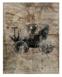 A perfect period piece for your wall by Leftbank. Hang this distressed print of a turn-of-the-century motorcar in the home office, hall way, or anywhere you want to create visual interest. A perfect period piece for your wall by Leftbank. Hang this distressed print of a turn-of-the-century motorcar in the home office, hall way, or anywhere you want to create visual interest.