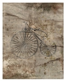 This romantic print of an old-fashioned bicycle by Leftbank is surprisingly versatile. Whether in a rustic cabin or a sleek urban retreat, it will create a sophisticated visual drama and intrigue wherever it's hung. This romantic print of an old-fashioned bicycle by Leftbank is surprisingly versatile. Whether in a rustic cabin or a sleek urban retreat, it will create a sophisticated visual drama and intrigue wherever it's hung.