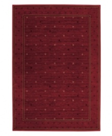 The Everest Collection by Couristan offers a super-dense weave and a soft luxurious finish. Power-loomed for a luxuriously thick pile and ultra-fine detail. The Gridiron Crimson rug offers a rich red ground splashed with whimsical polka dots in light red and black, a modern touch for any room in the house. The Everest Collection by Couristan offers a super-dense weave and a soft luxurious finish. Power-loomed for a luxuriously thick pile and ultra-fine detail. The Gridiron Crimson rug offers a rich red ground splashed with whimsical polka dots in light red and black, a modern touch for any room in the house.