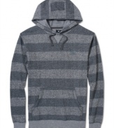 Stripes never go out of style, and this fleece hoodie from DC Shoes will keep you looking cool and classic.