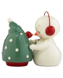 Salt and pepper have never been sweeter. A snowman goes nose to beak with a Christmas cardinal in a Department 56 duo that's worth celebrating year after year. Salt and pepper have never been sweeter. A snowman goes nose to beak with a Christmas cardinal in a Department 56 duo that's worth celebrating year after year.