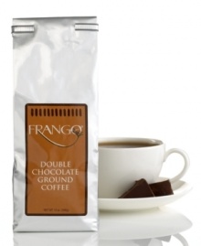 Frango's classic double chocolate candies are now in sippable form. Savor this decadent blend that is packed in a one-way valve bag, offering the freshest coffee straight from the roasters. Perfect for placing on your dessert menu at any occasion! Frango's classic double chocolate candies are now in sippable form. Savor this decadent blend that is packed in a one-way valve bag, offering the freshest coffee straight from the roasters. Perfect for placing on your dessert menu at any occasion!