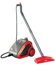 Show 99.9% of germs, bacteria & dust mites the door with this super sanitizer! Working without the use of harmful chemicals or detergents, this canister cleaner provides 30 minutes pressurized steam, and with a flexible hose, versatile extension pole and a range of tools, it delivers a refreshing blast even in tight squeezes & corners. Model MS30R. Show 99.9% of germs, bacteria & dust mites the door with this super sanitizer! Working without the use of harmful chemicals or detergents, this canister cleaner provides 30 minutes pressurized steam, and with a flexible hose, versatile extension pole and a range of tools, it delivers a refreshing blast even in tight squeezes & corners. Model MS30R.