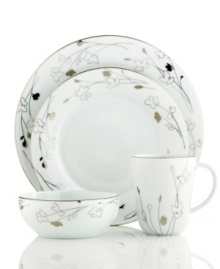 Wildflowers take off on glazed white porcelain, glowing as they tumble aimlessly around this Charter Club rim soup bowl. A banded edge adds a classic touch to a pattern with modern spirit. Not shown. Wildflowers take off on glazed white porcelain, glowing as they tumble aimlessly around this Charter Club rim soup bowl. A banded edge adds a classic touch to a pattern with modern spirit. Not shown.