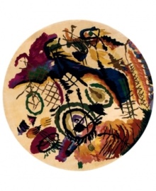 A round rug that is ideal for open spaces. Reminiscent of a vibrant watercolor painting, this rug features striking abstractions in sienna, blue, magenta and sage. The vivid design sits against an understated creme background, completing the rug with a beautiful contrast. A round rug that is ideal for open spaces. Reminiscent of a vibrant watercolor painting, this rug features striking abstractions in sienna, blue, magenta and sage. The vivid design sits against an understated creme background, completing the rug with a beautiful contrast.